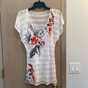 WHBM floral top